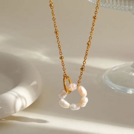 COLLAR CIRCLE PEARL
