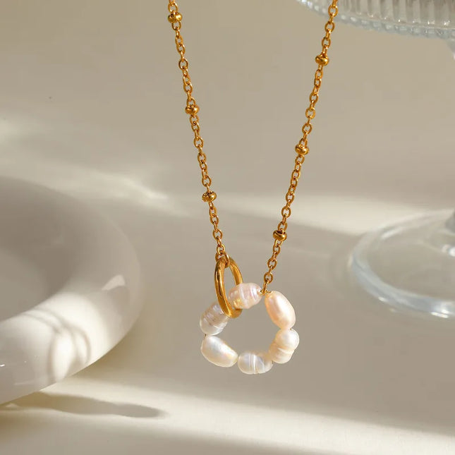 COLLAR CIRCLE PEARL