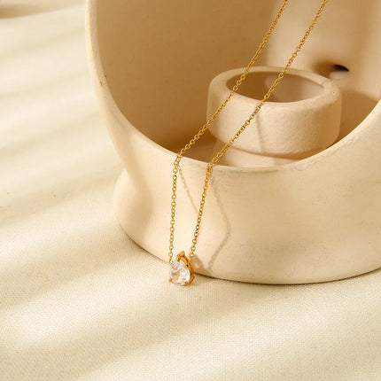 COLLAR DROP CUBIC GOLD PREMIUM