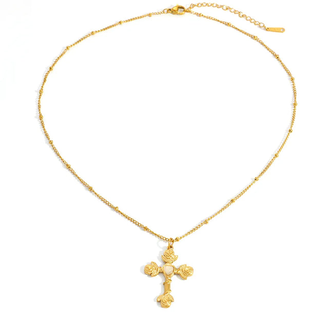 COLLAR ROSACRUZ GOLD