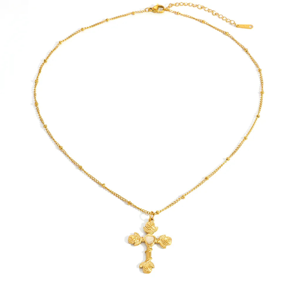 COLLAR ROSACRUZ GOLD