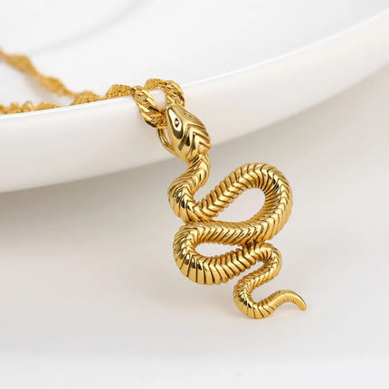 COLLAR SNAKE CLASSY GOLD