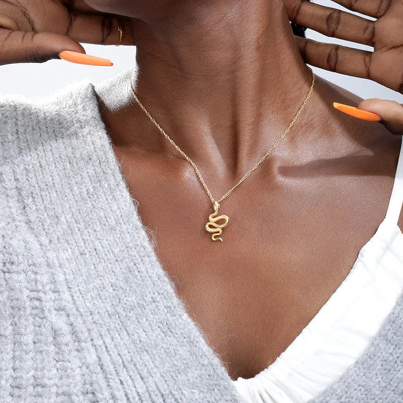 COLLAR SNAKE CLASSY GOLD