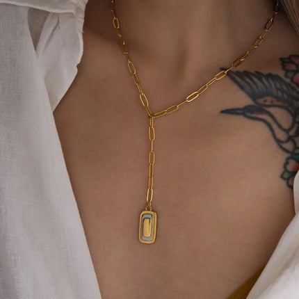 COLLAR CORBATERO LUXOR GOLD