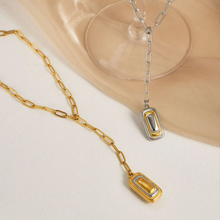 COLLAR CORBATERO LUXOR SILVER