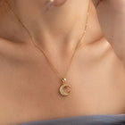 COLLAR LUNA MICROPAVE GOLD