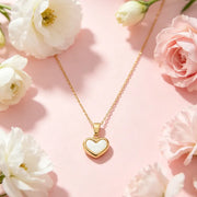COLLAR CORAZON NACAR GOLD