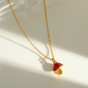 COLLAR MUSHROOM RED