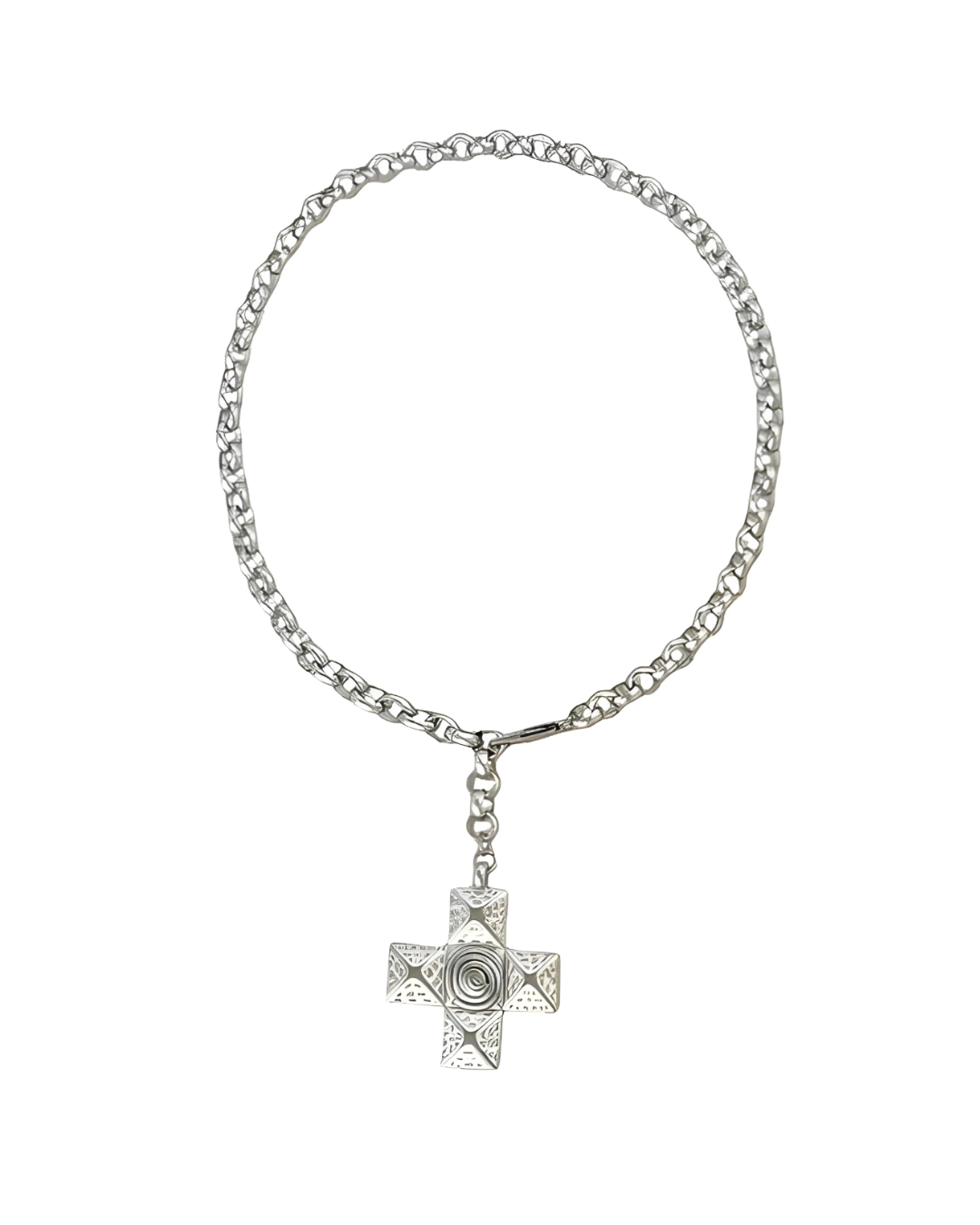 COLLAR TIKI SILVER