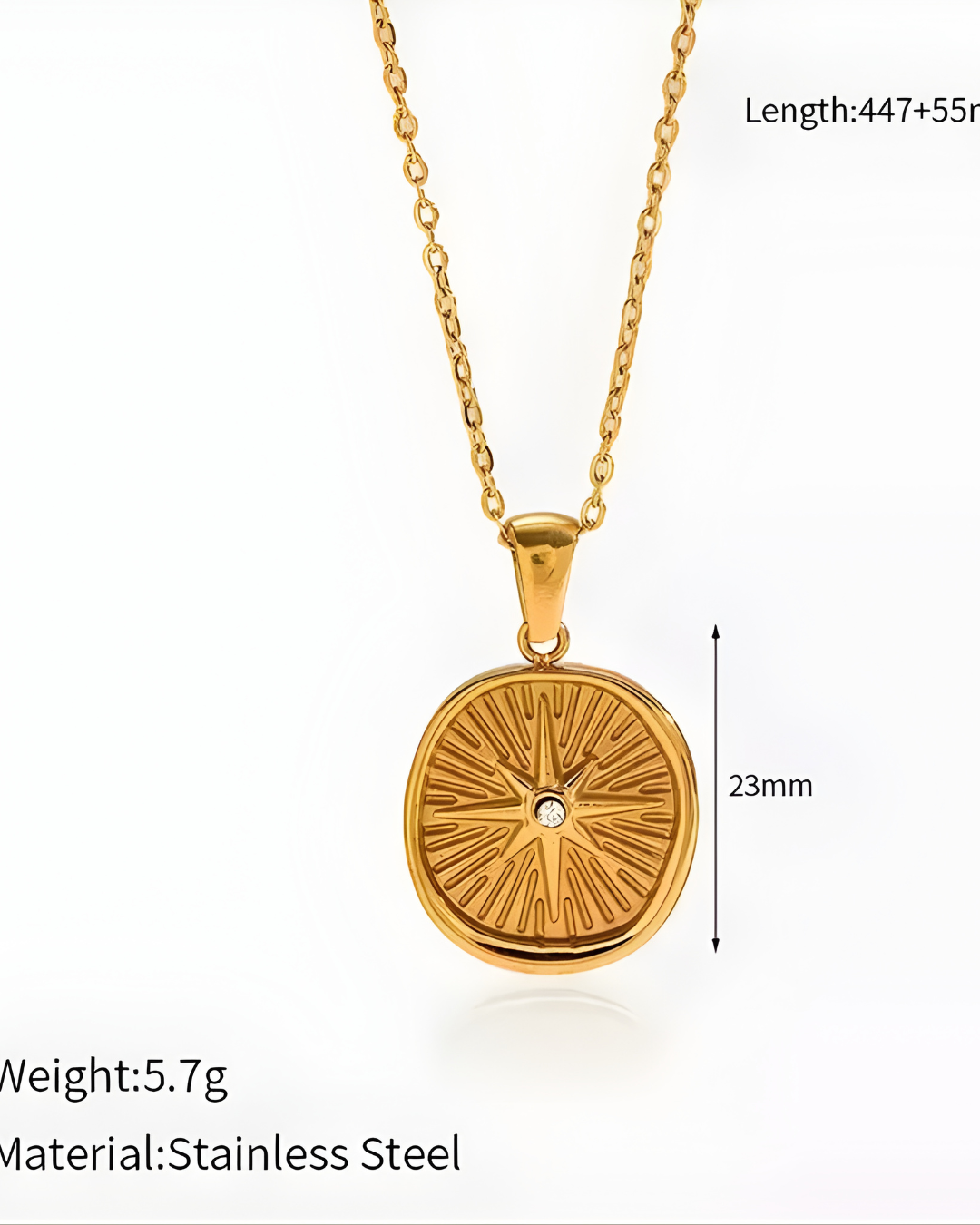 COLLAR MEDALLA ESTRELLA
