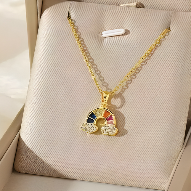 COLLAR ARCOIRIS GOLD