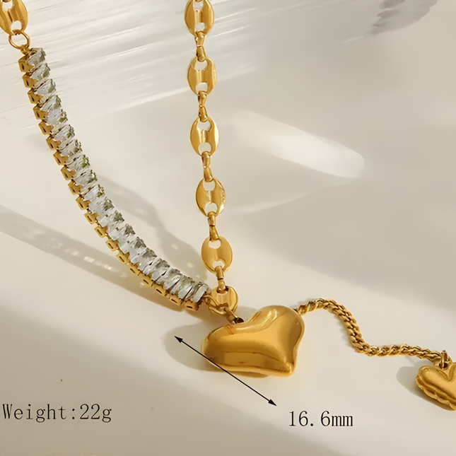 COLLAR GUCCI GANG LOVE GOLD