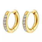 AROS HOOPS GOLD CUBIC