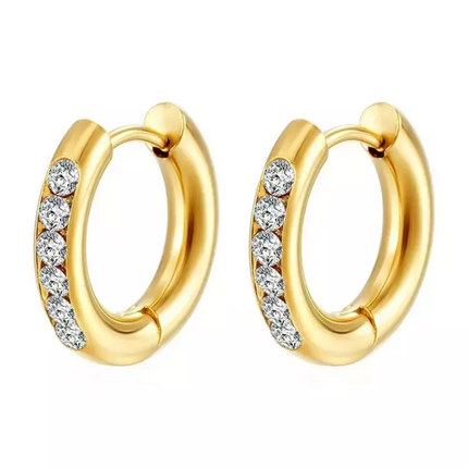 AROS HOOPS GOLD CUBIC