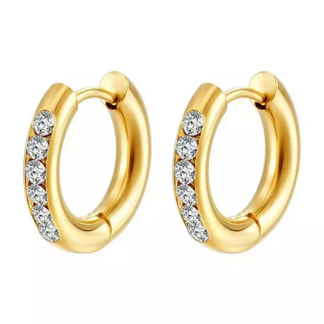 AROS HOOPS GOLD CUBIC
