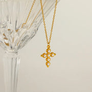 COLLAR COQUETTE CROSS
