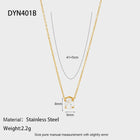 COLLAR OVAL CUBIC GOLD PREMIUM