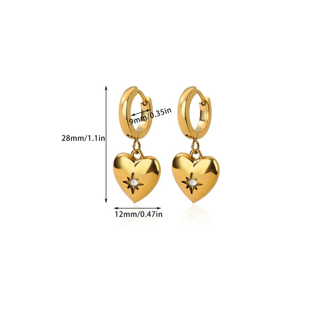 AROS HOOPS NORTE LOVE GOLD