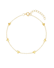 PULSERA LITTLE HEARTS GOLD
