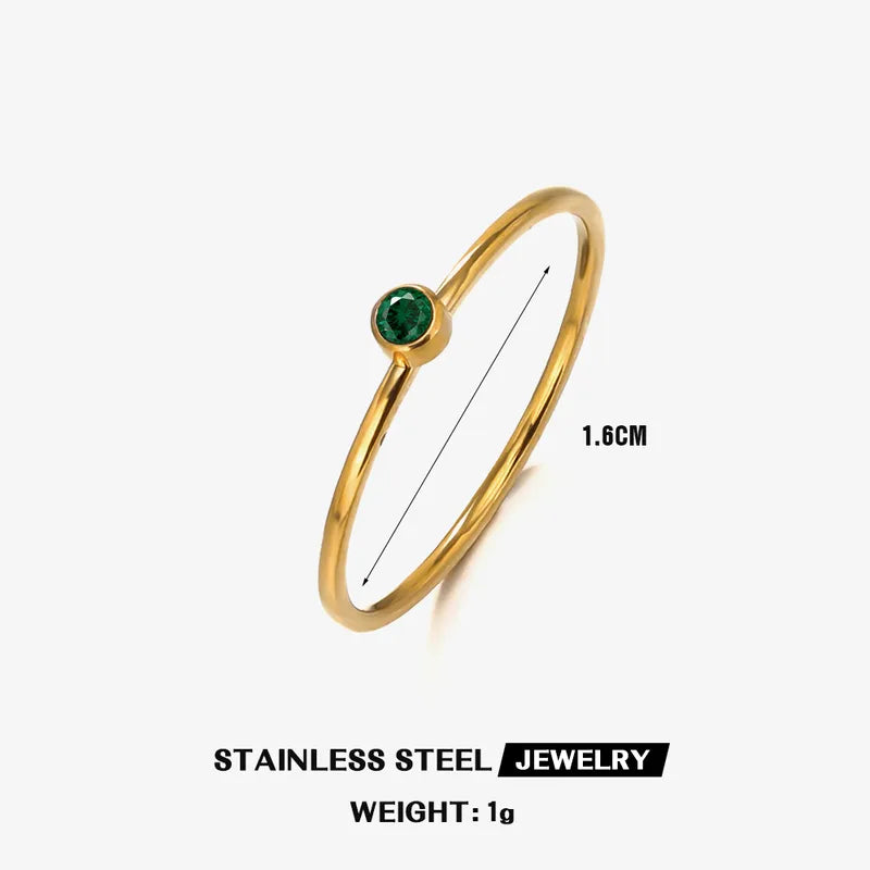 ANILLO PUNTO VERDE