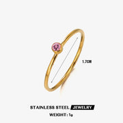 ANILLO PUNTO ROSA