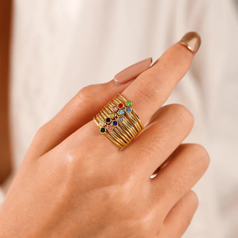ANILLO PUNTO VERDE