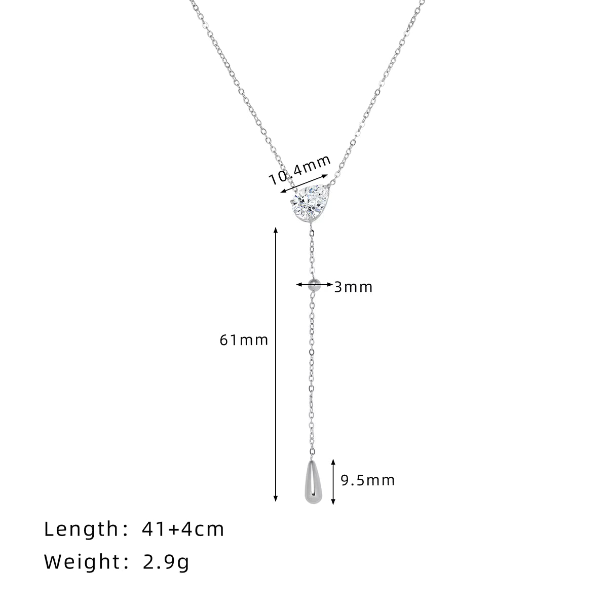 COLLAR ELIXIG SILVER