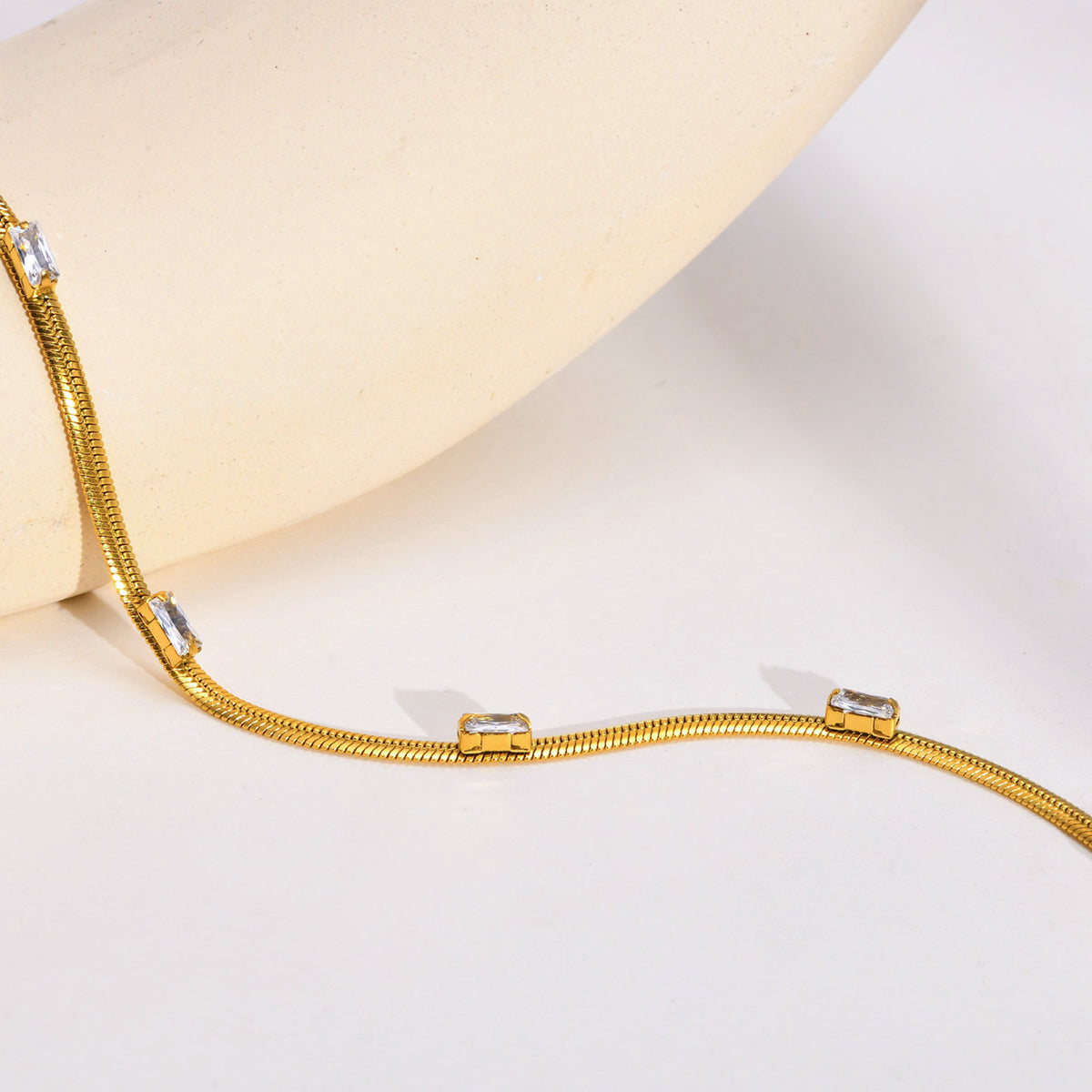 PULSERA CLAPTON PLANA CUBIC