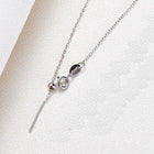 CADENA FORCET CIERRE AGUJA SILVER