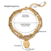 PULSERA EYE OVAL CRYSTAL
