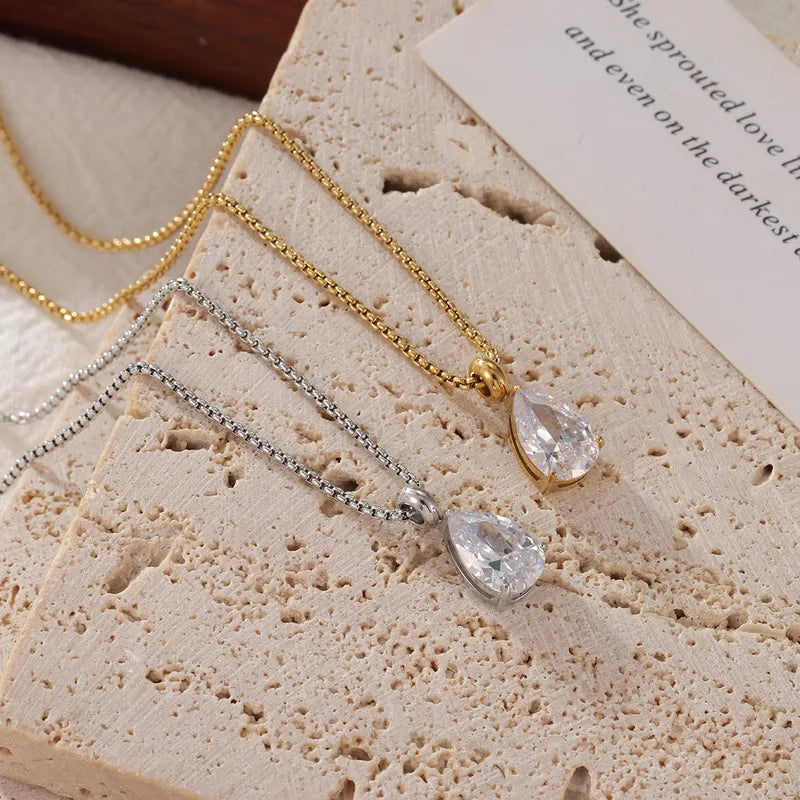 COLLAR PREMIUM DROP SILVER