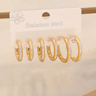 COMBO DE ARGOLLAS SHINY GOLD