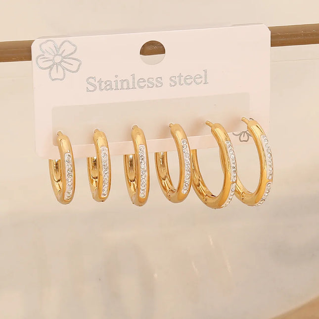 COMBO DE ARGOLLAS SHINY GOLD