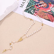 COLLAR ROSARIO PEARL