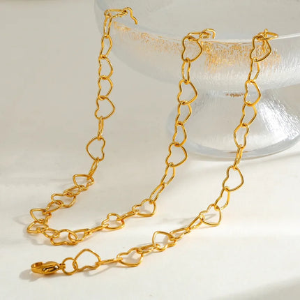 COLLAR HEARTS ESLABONES