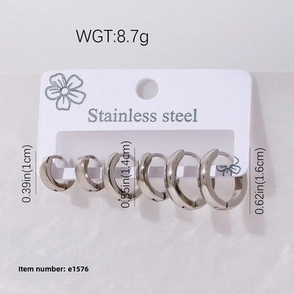 AROS COMBO DE ARGOLLAS CUBANAS SILVER