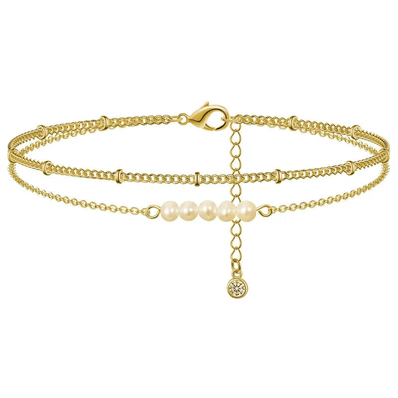 PULSERA DOBLE PERLITA