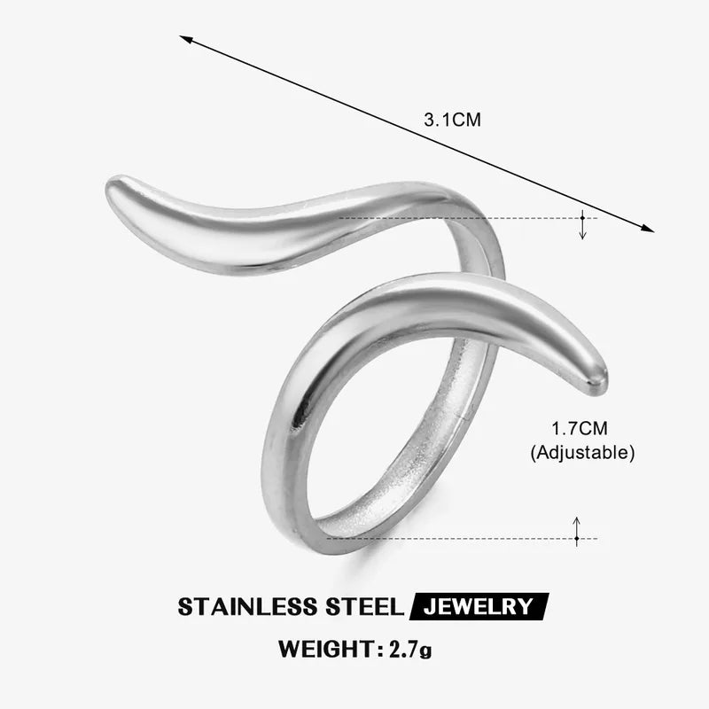 ANILLO LINES SILVER