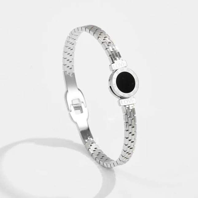 PULSERA BLACK VLGRY SILVER