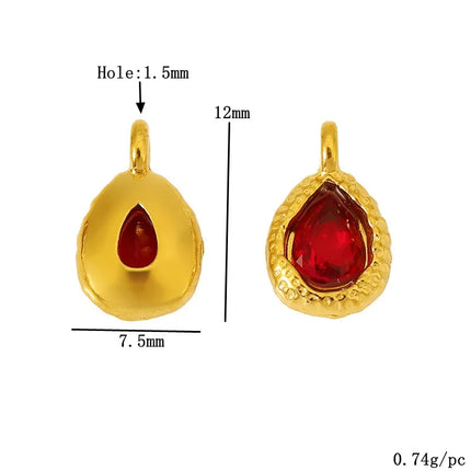 DIJE GOTA VINTAGE ROJO