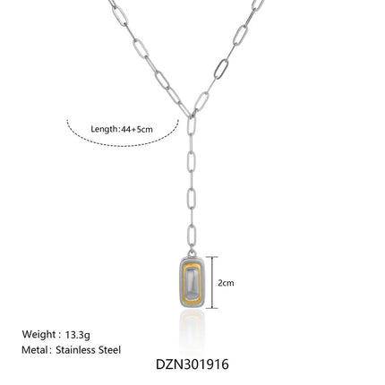 COLLAR CORBATERO LUXOR SILVER