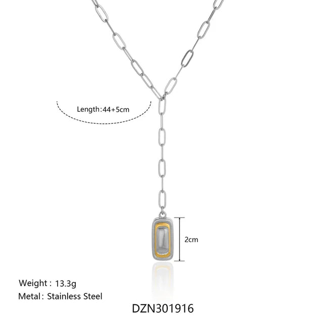 COLLAR CORBATERO LUXOR SILVER