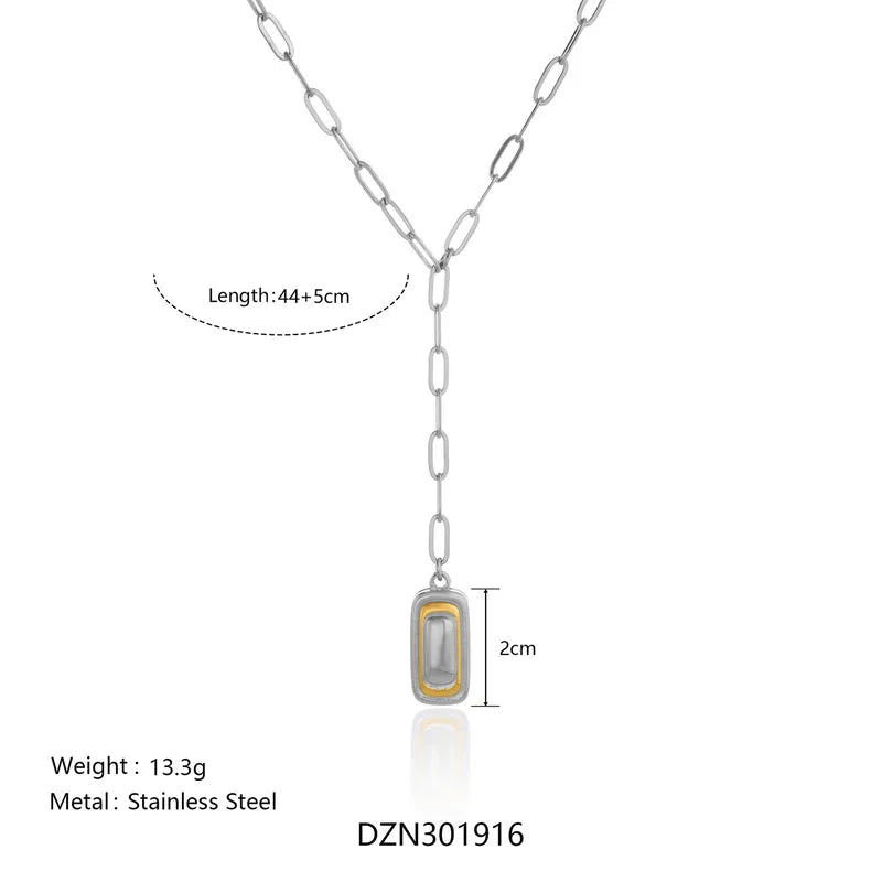 COLLAR CORBATERO LUXOR SILVER