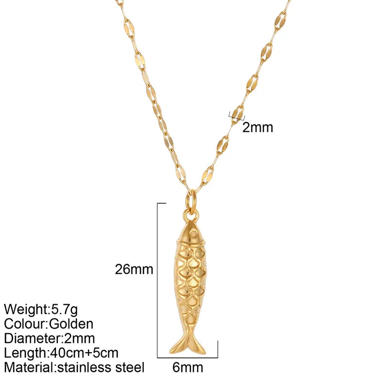 COLLAR PEZ GAVILAN GOLD