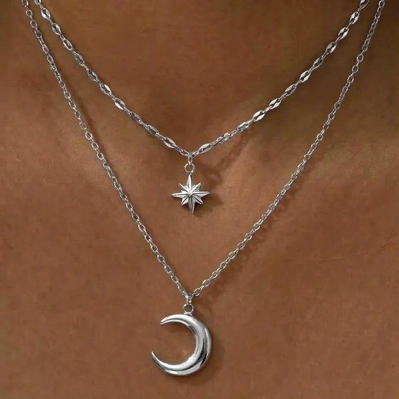 COLLAR CIELO DOBLE SILVER
