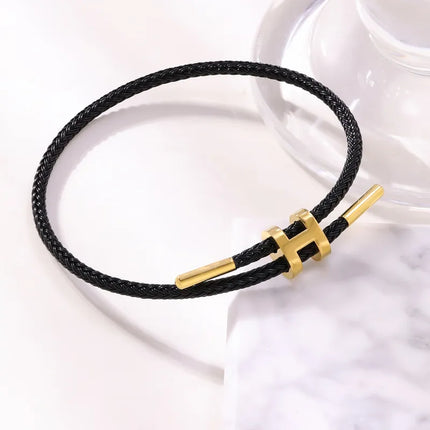 PULSERA TENNIS HERMES GOLD