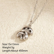 COLLAR MUSHROOM SILVER