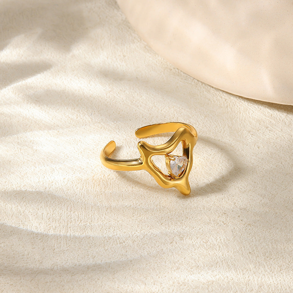ANILLO FRAME CORAZON CUBIC