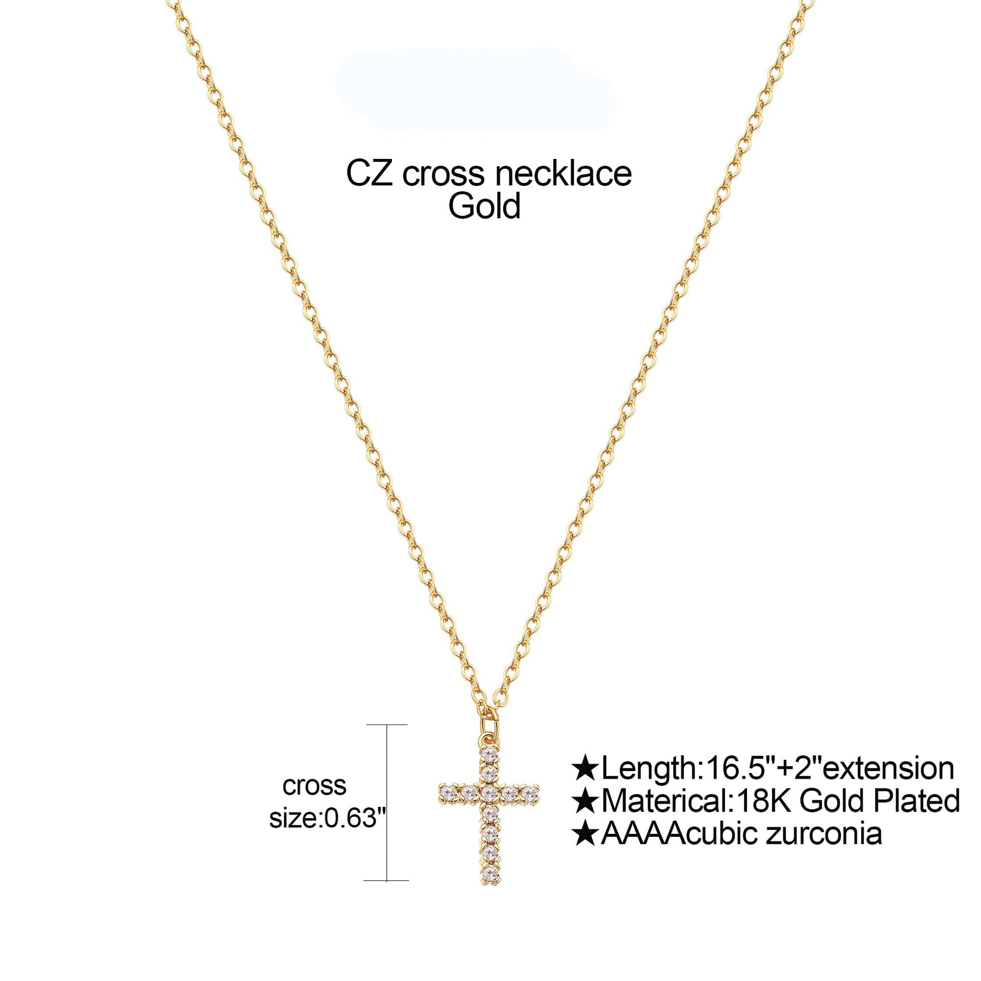 COLLAR SWEET PRAY GOLD