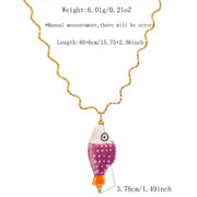 COLLAR PURPLE FISH
